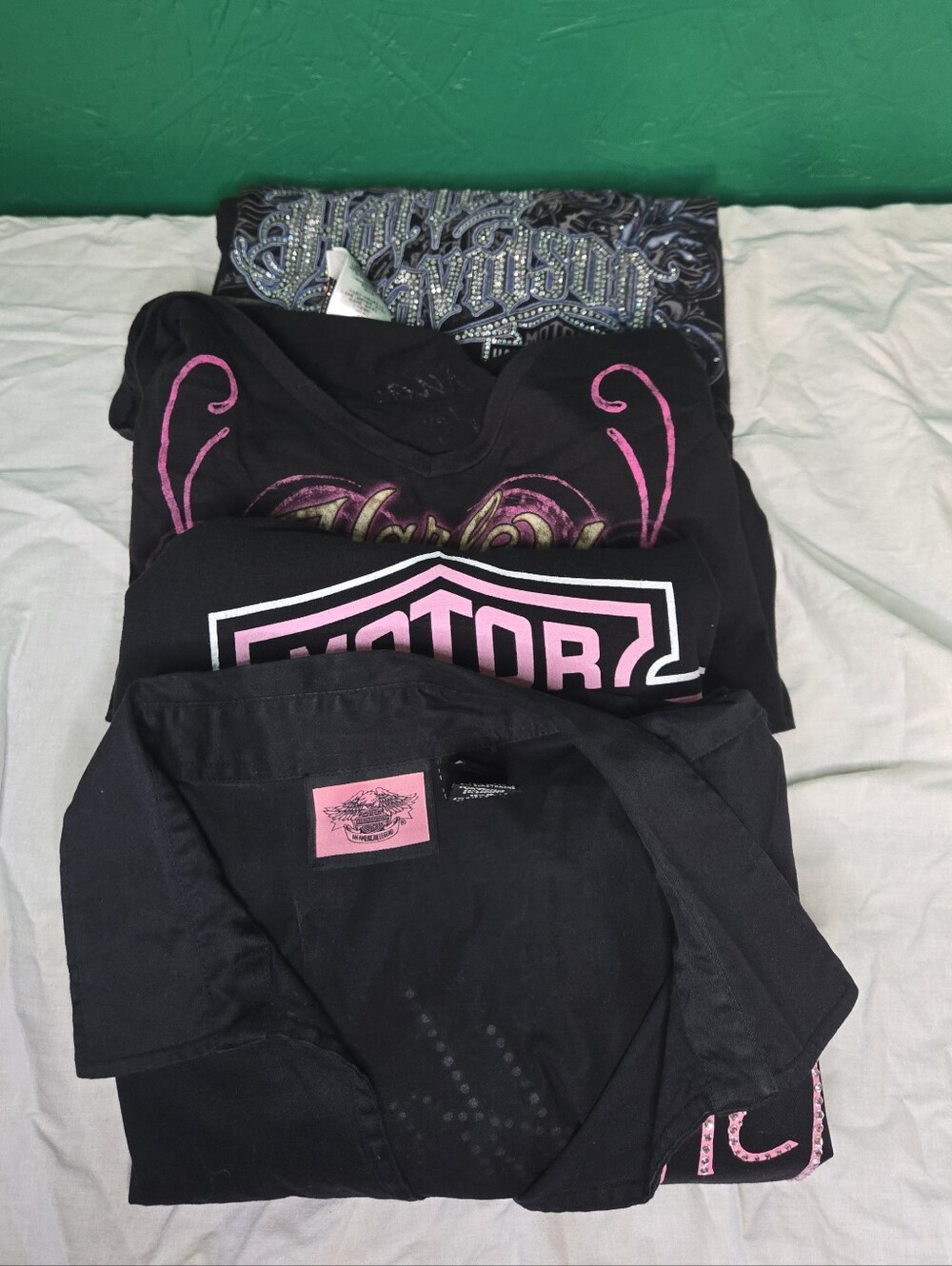 Harley-Davidson Shirts Women Lot Of 4 Motorcycle Biker Plus Size 2X/3X Read